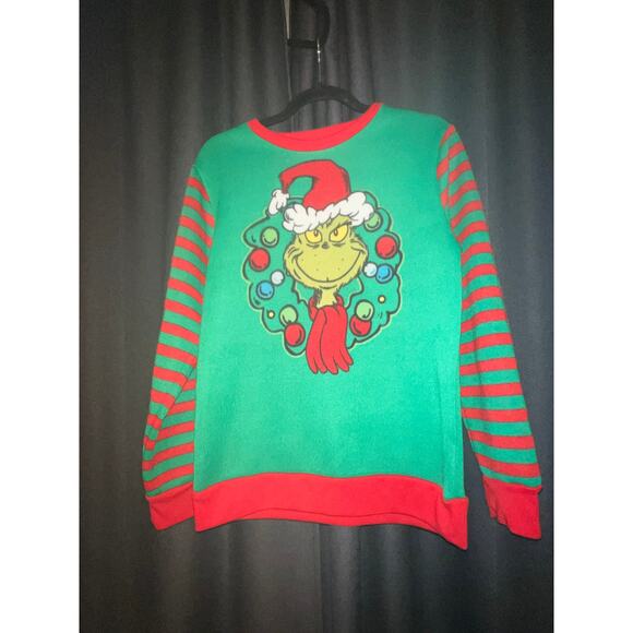 Ugly Christmas Sweater Xmas Size Large Grinch - Picture 1 of 3